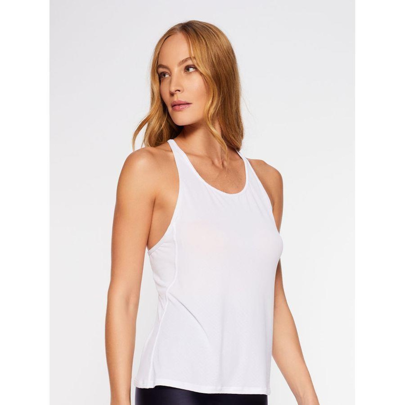 Camiseta Regata Bodyforsure Alça Fina Essentials - Feminina - Foto 3