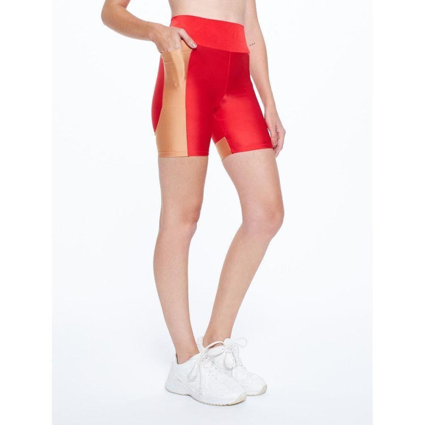 Shorts Bodyforsure Liso Classic - Feminino - Foto 4