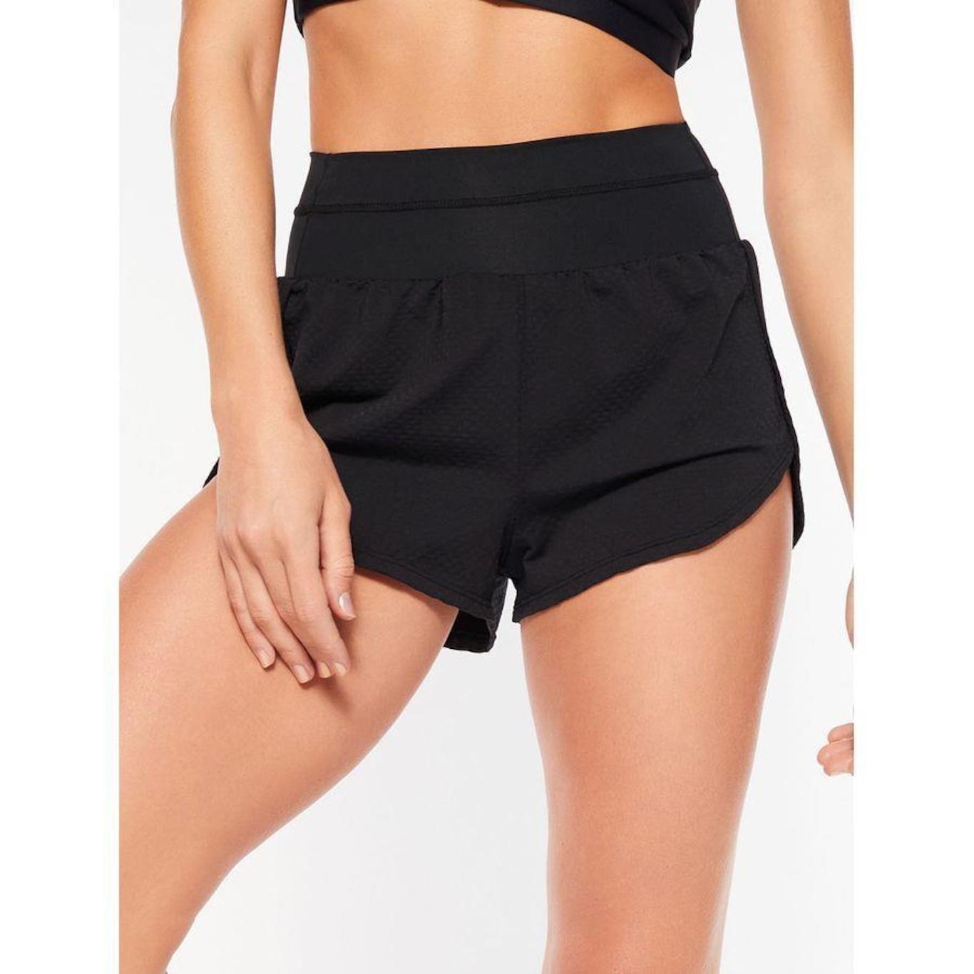 Shorts Bodyforsure Liso Essentials - Feminino - Foto 1