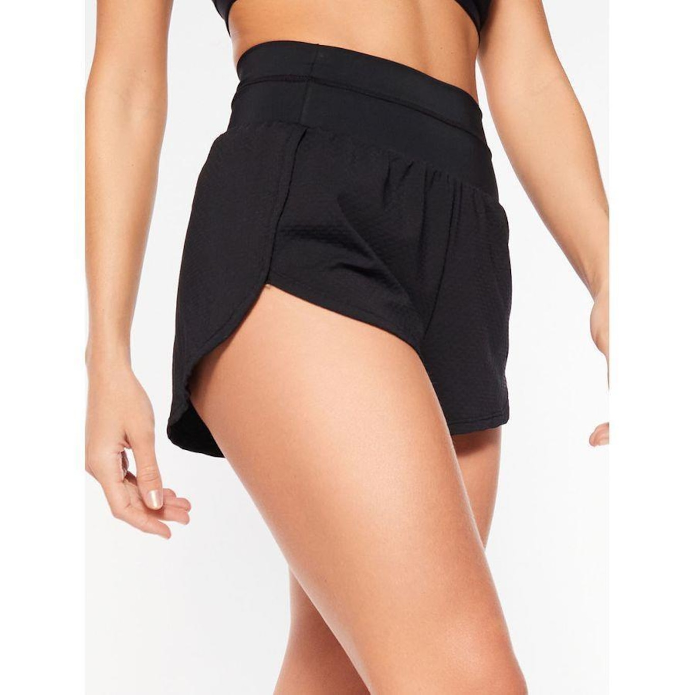 Shorts Bodyforsure Liso Essentials - Feminino - Foto 4