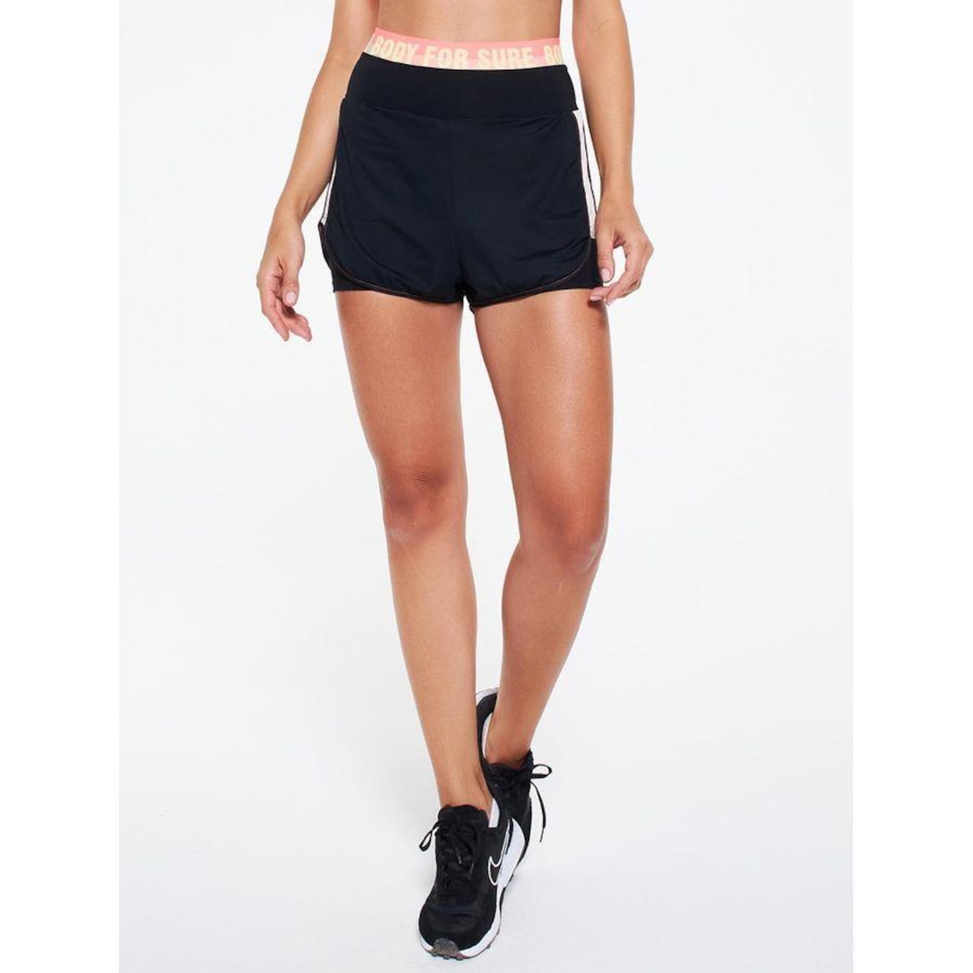 Shorts Bodyforsure com Cós em Elástico Outline - Feminino - Foto 1