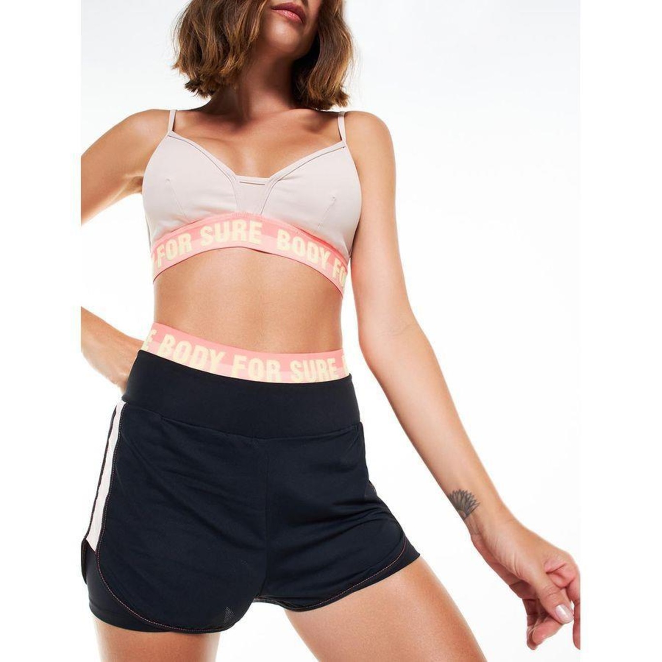 Shorts Bodyforsure com Cós em Elástico Outline - Feminino - Foto 2