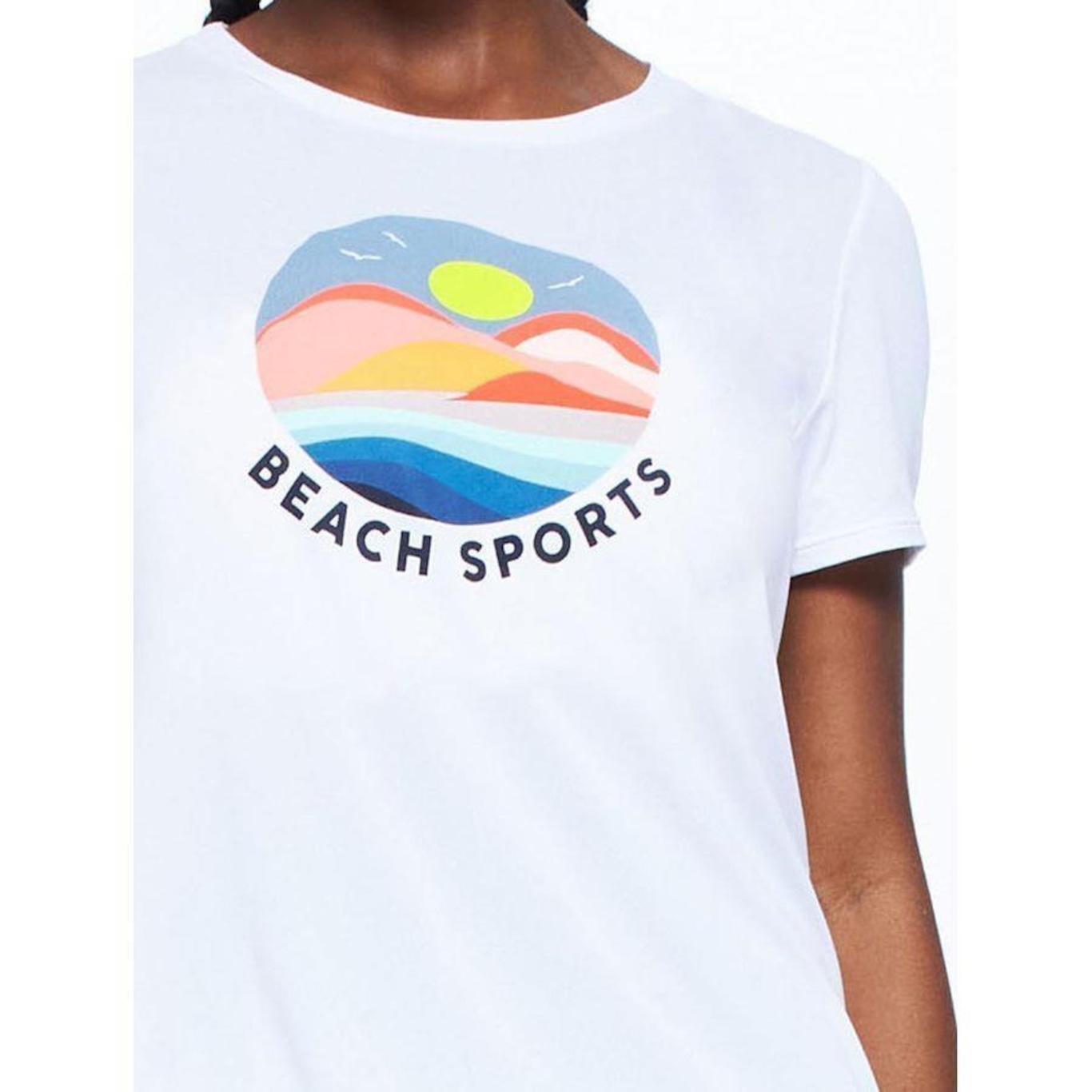 Camiseta Bodyforsure Lisa Beach Sports - Feminina - Foto 5