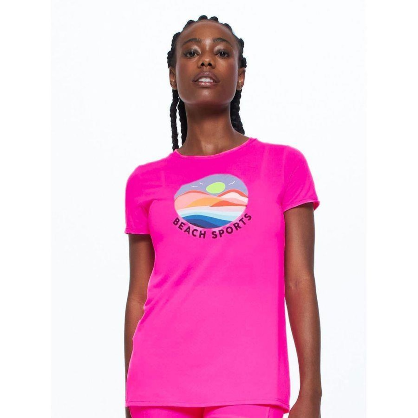 Camiseta Bodyforsure Lisa Beach Sports - Feminina - Foto 2