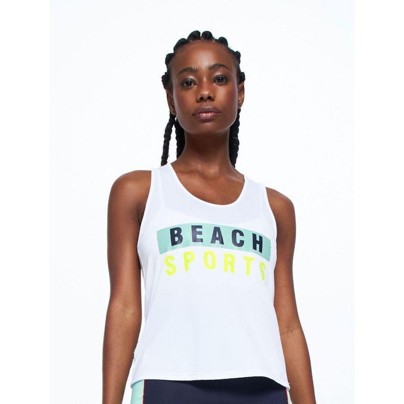 Camiseta Regata Bodyforsure Lisa Beach Sports - Feminina - Foto 2