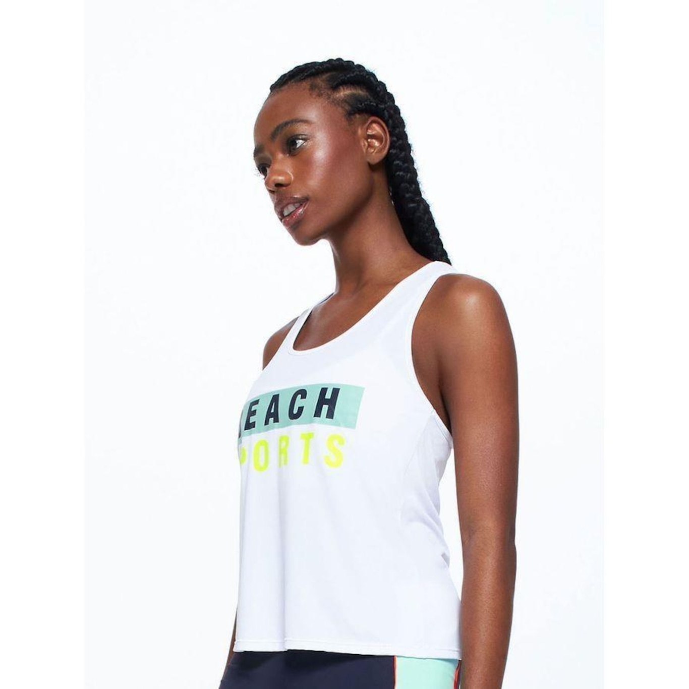 Camiseta Regata Bodyforsure Lisa Beach Sports - Feminina - Foto 4