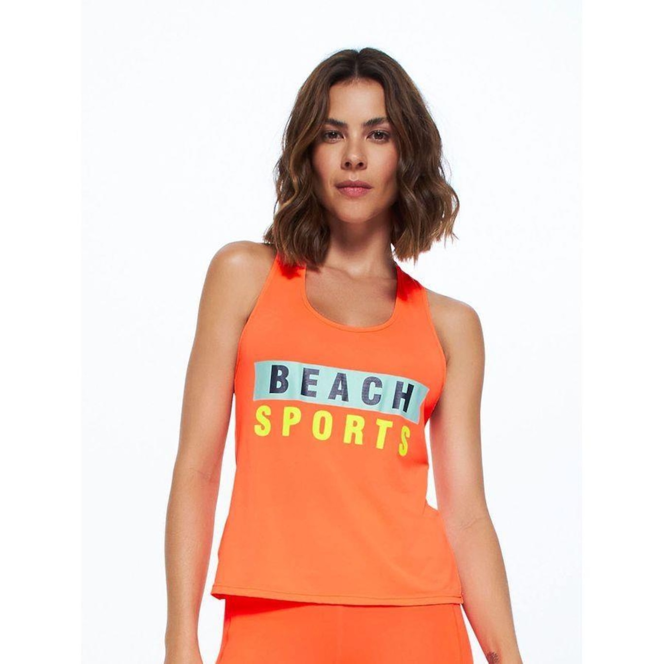 Camiseta Regata Bodyforsure Lisa Beach Sports - Feminina - Foto 2