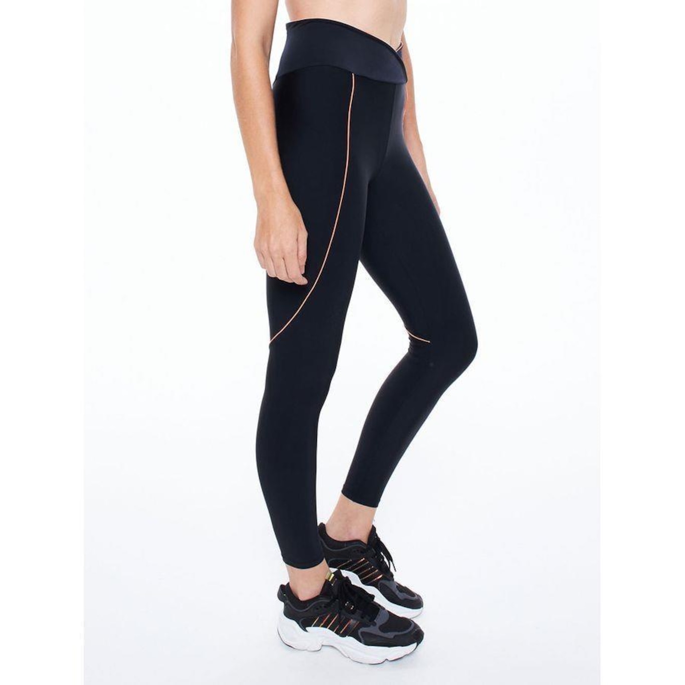 Calça Legging Bodyforsure com Cós Transpassado 360° - Feminina - Foto 4