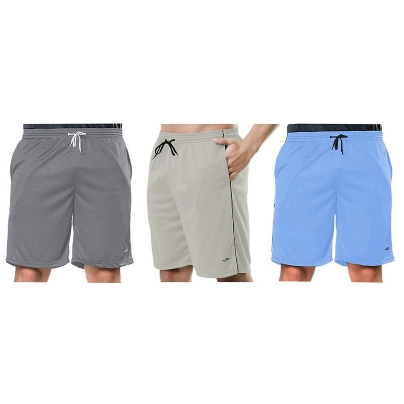 Kit Bermuda Elite Comfort - 3 Unidades - Masculina - Foto 1