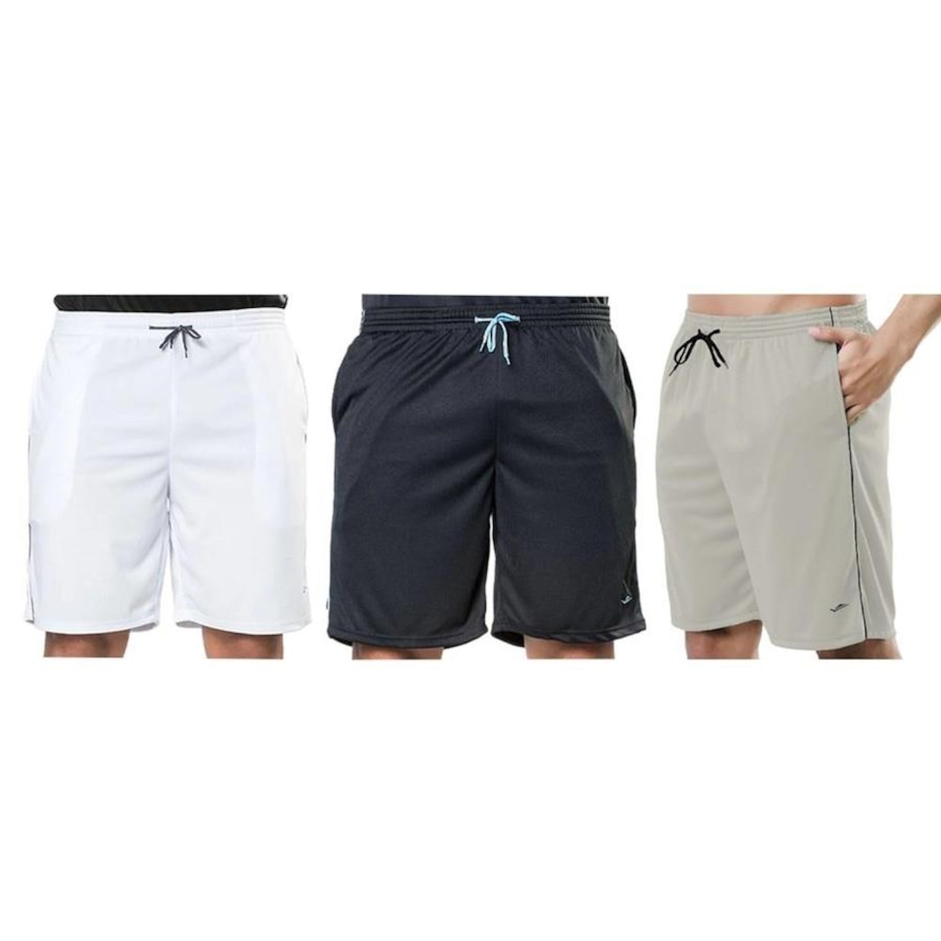 Kit Bermuda Elite Comfort - 3 Unidades - Masculina - Foto 1