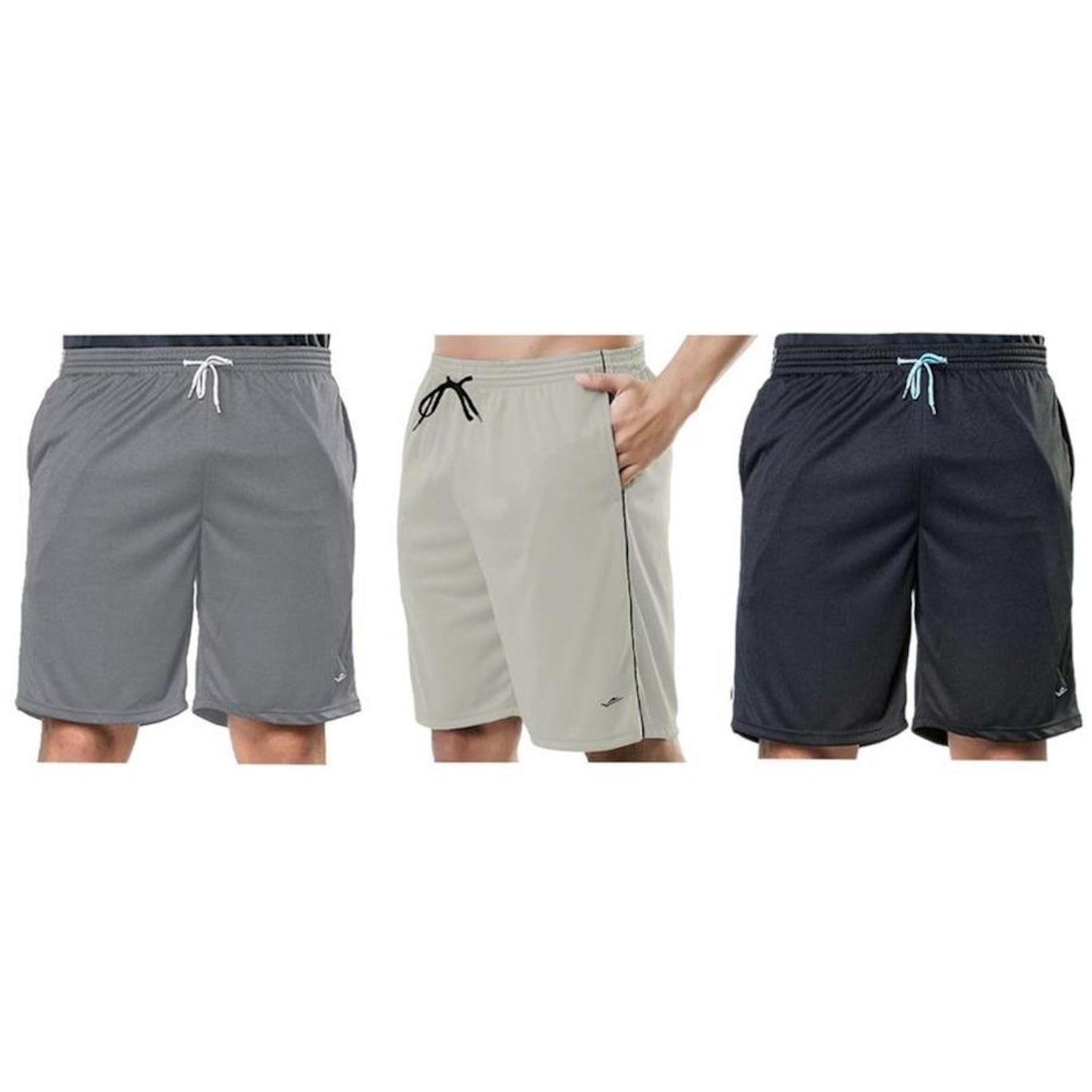 Kit Bermuda Elite Comfort - 3 Unidades - Masculina - Foto 1