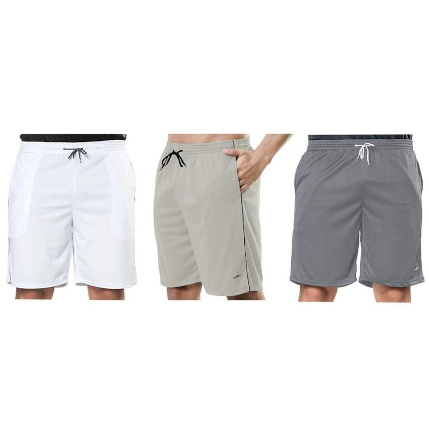 Kit Bermuda Elite Comfort - 3 Unidades - Masculina - Foto 1