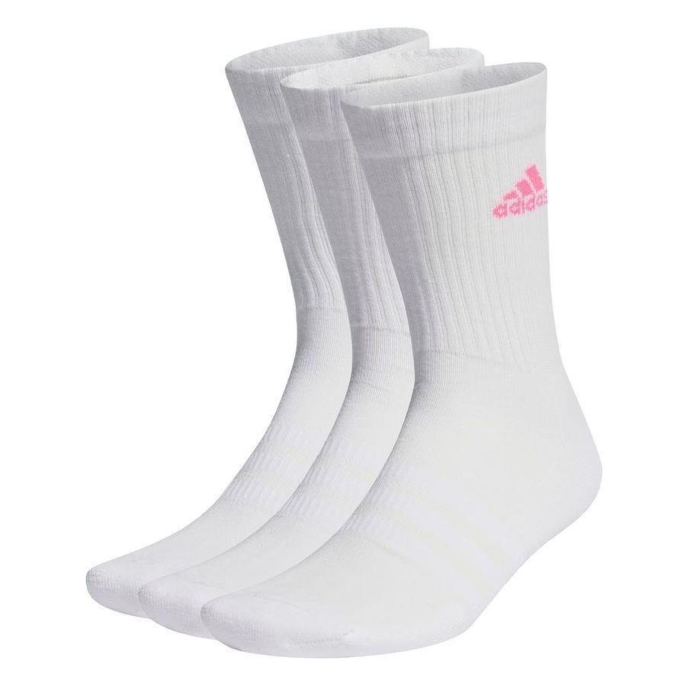 Kit Meia adidas Cano Alto Logo - 3 Pares - Feminino | Centauro