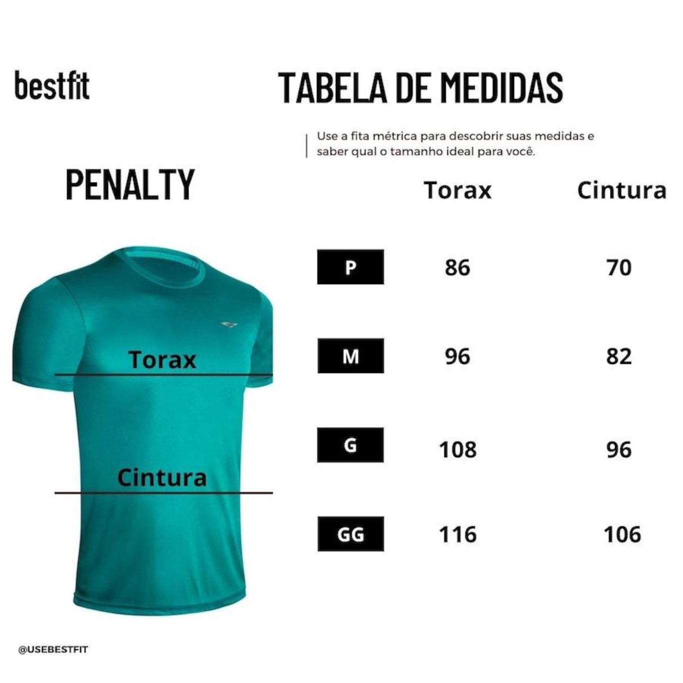 Camiseta Penalty Duo - Masculina - Foto 3