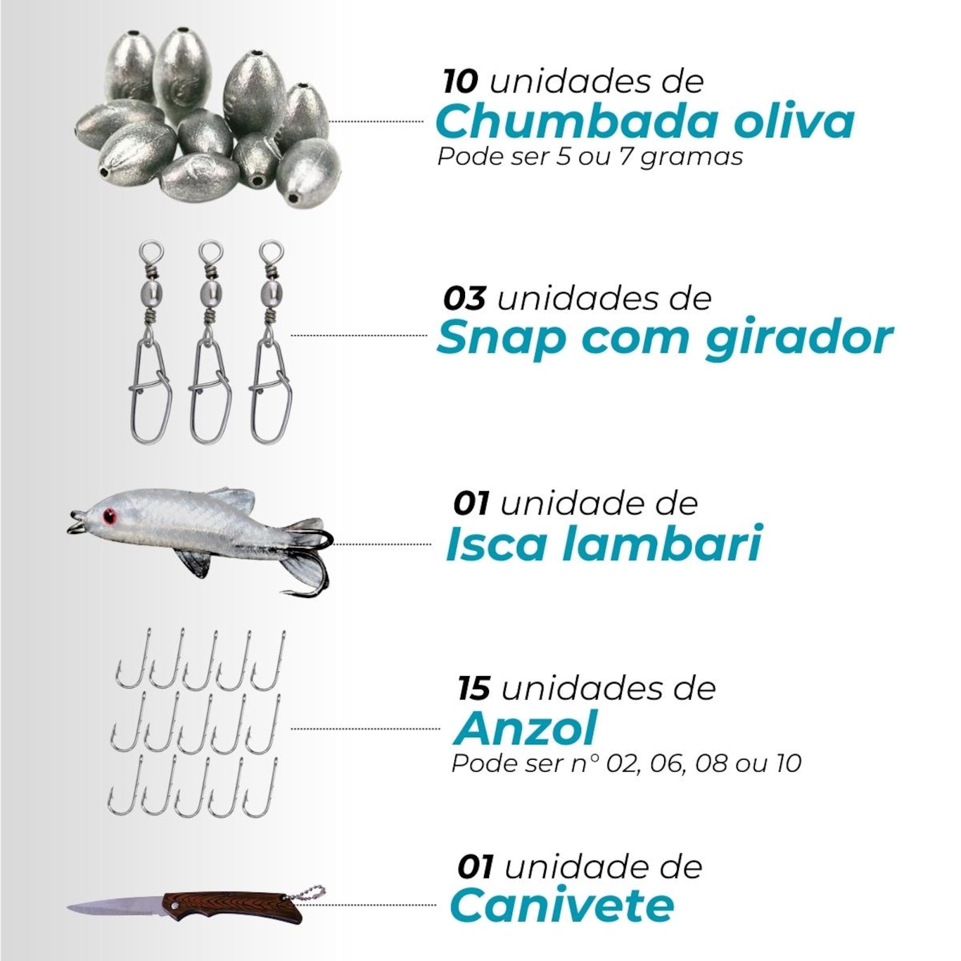 Kit Pesca Completo 4 Varas Taue e Molinetes + Maleta Itens Barato - Foto 2