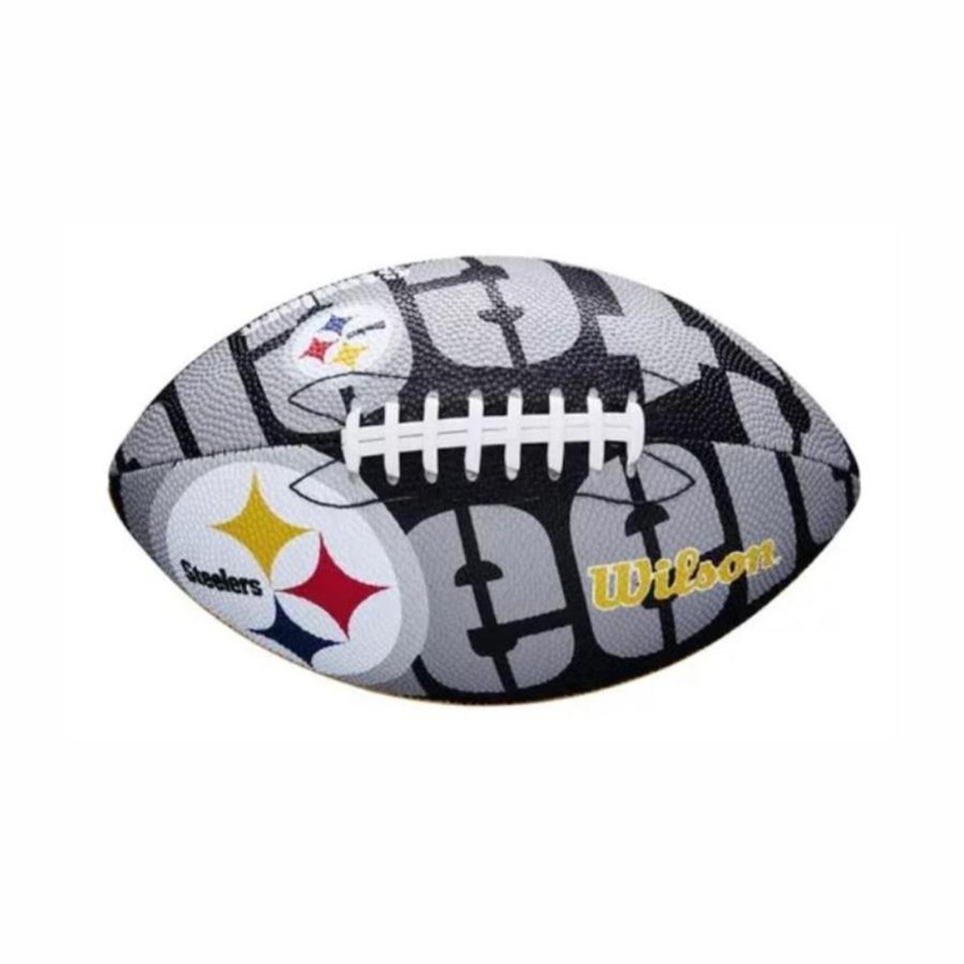 Bola de Futebol Americano Wilson Nfl Team Logo Jr Steelers - Foto 2