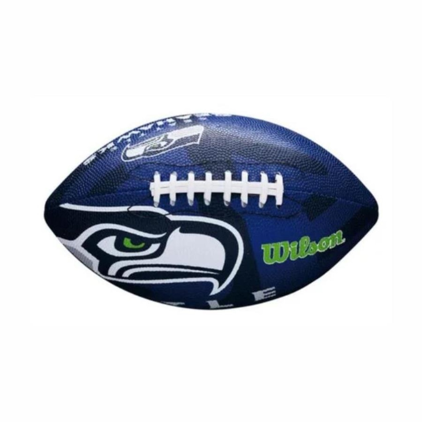 Bola de Futebol Americano Wilson Nfl Team Logo Jr Seattle - Foto 1