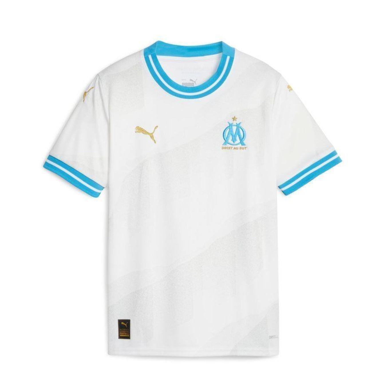 Camisa Olympique Marseille 23/24 Puma - Infantil - Foto 1