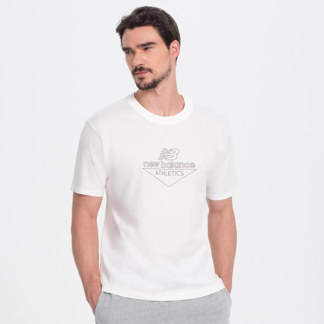 Camiseta New Balance Athletics Nb - Masculina - Foto 1