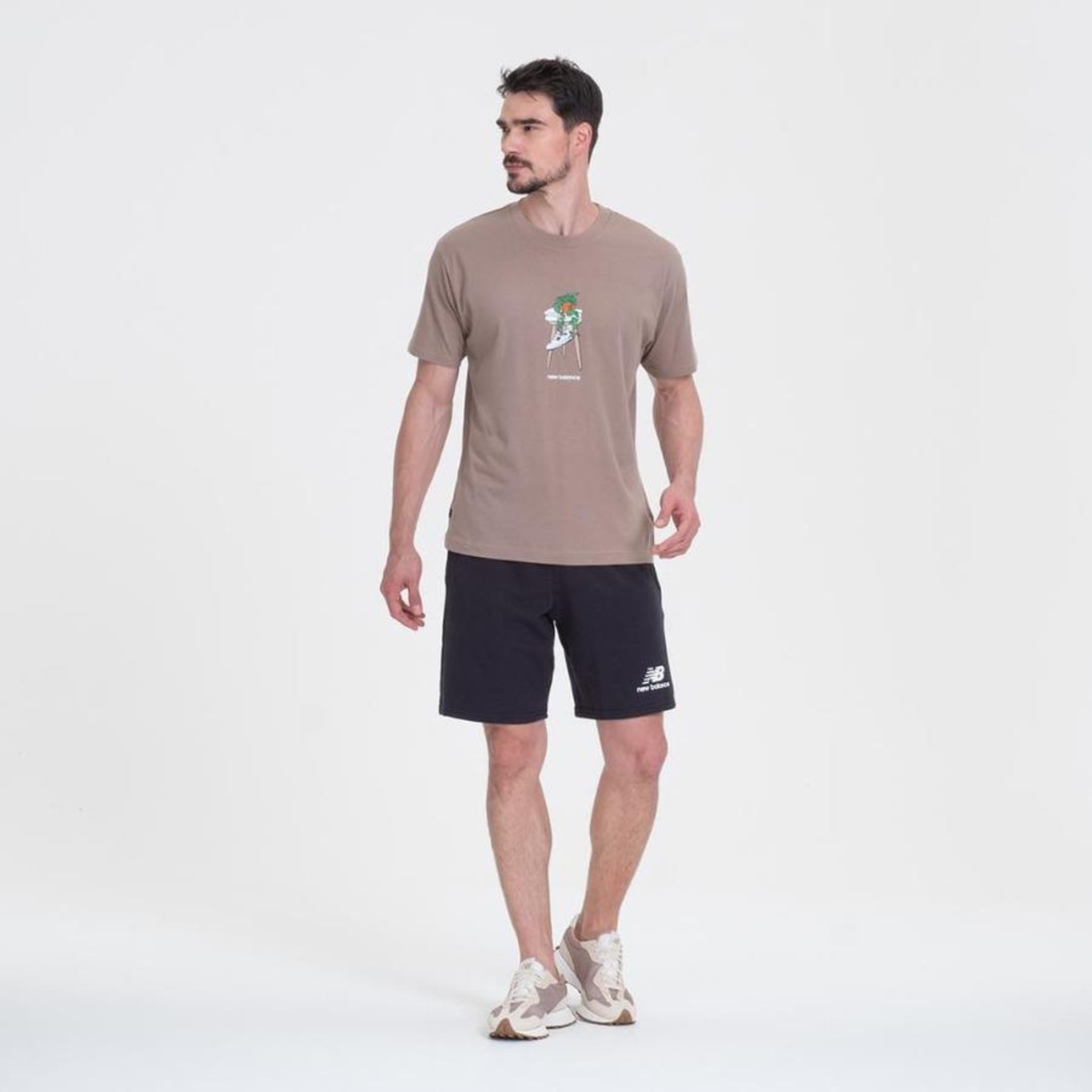 Camiseta New Balance Qt 550 Houseplant - Masculina - Foto 3