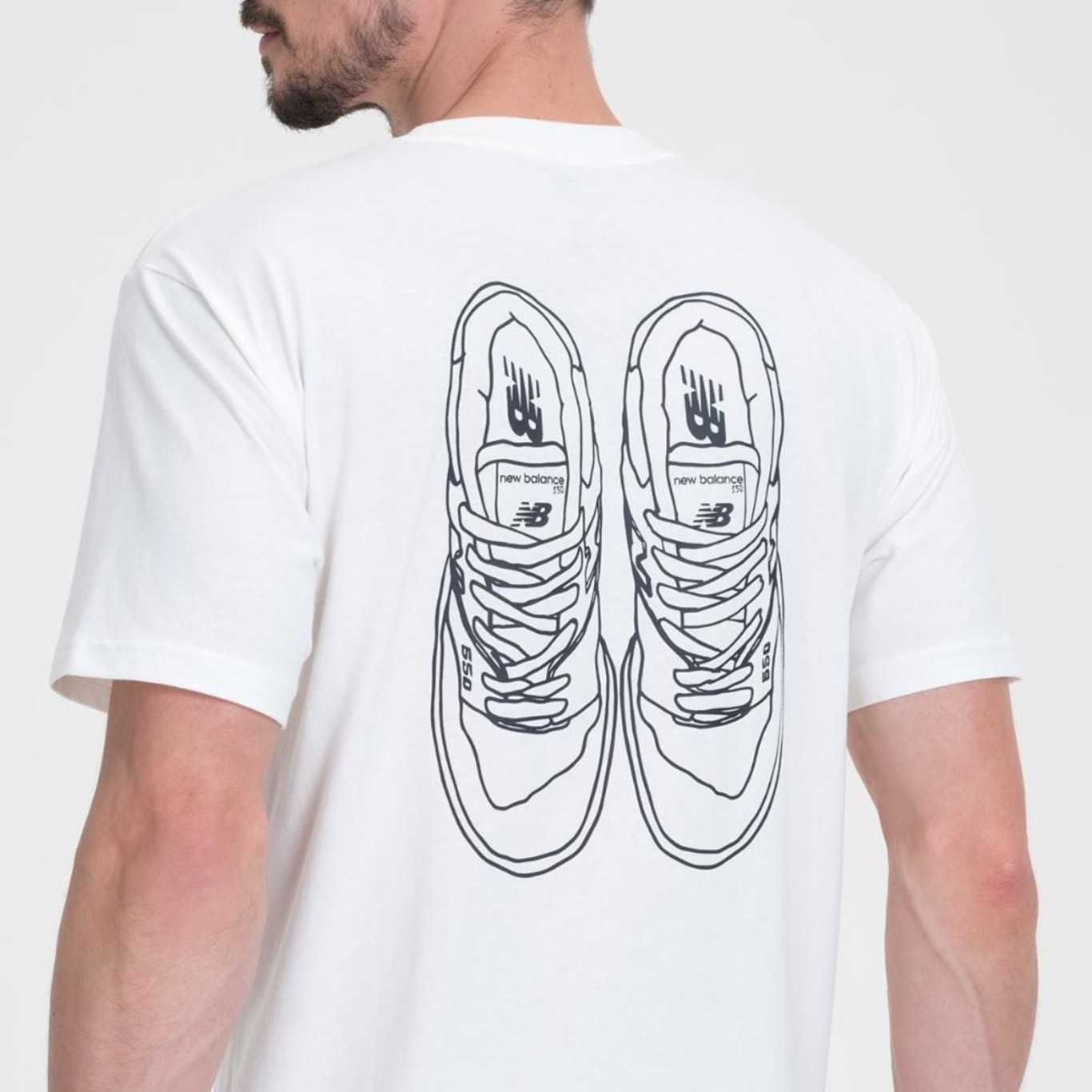 Camiseta New Balance Qt 550 Sketch - Masculina - Foto 5