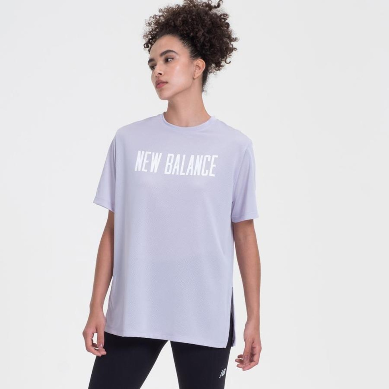 Camiseta New Balance Relentless Print - Feminina - Foto 1