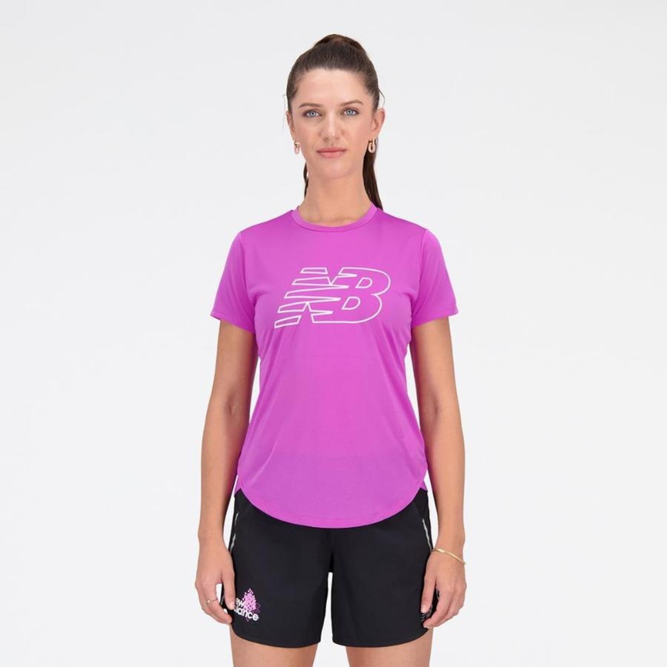 Camiseta New Balance Accelerate Print - Feminina - Foto 2