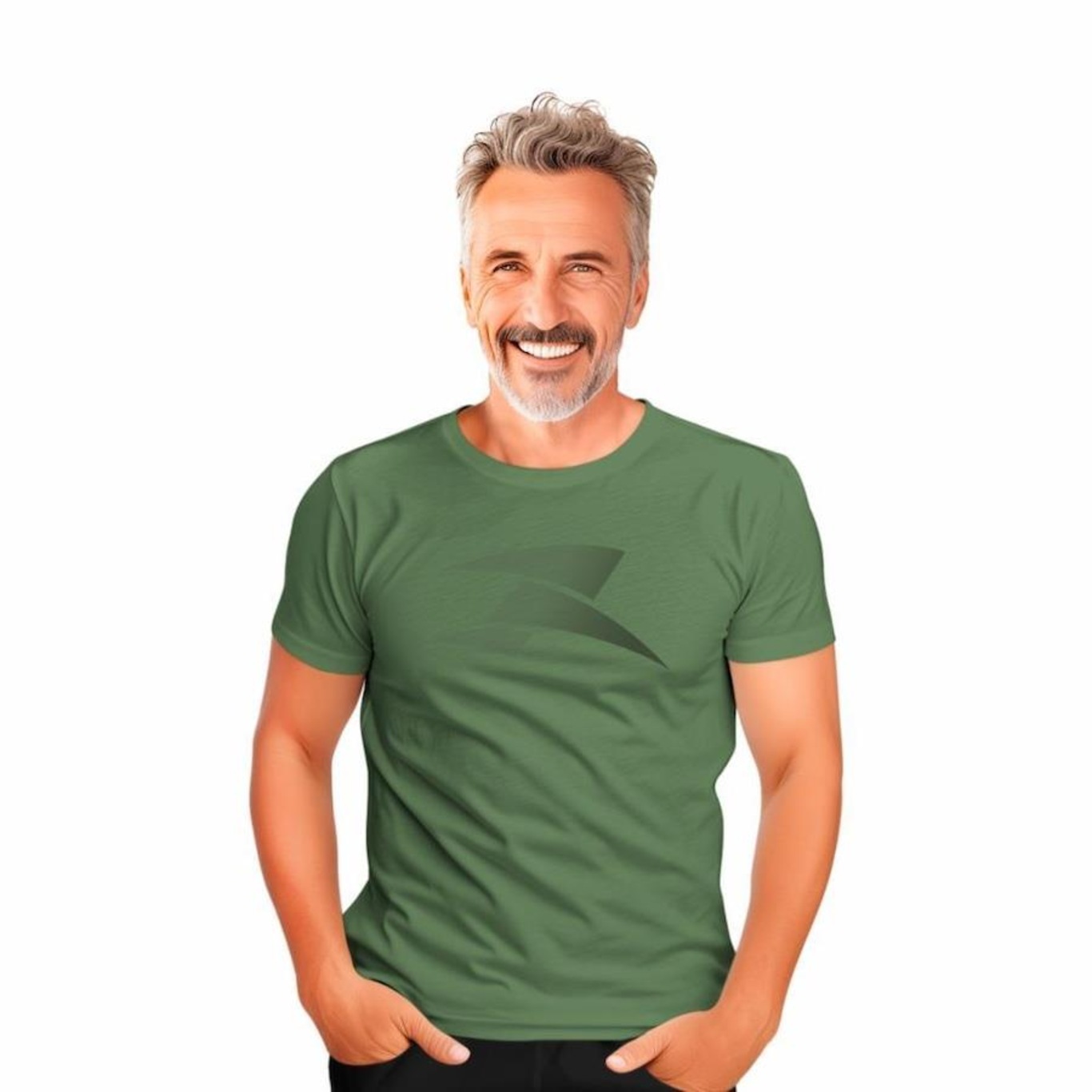 Camiseta Muvin Algodão Solid - Masculina - Foto 1