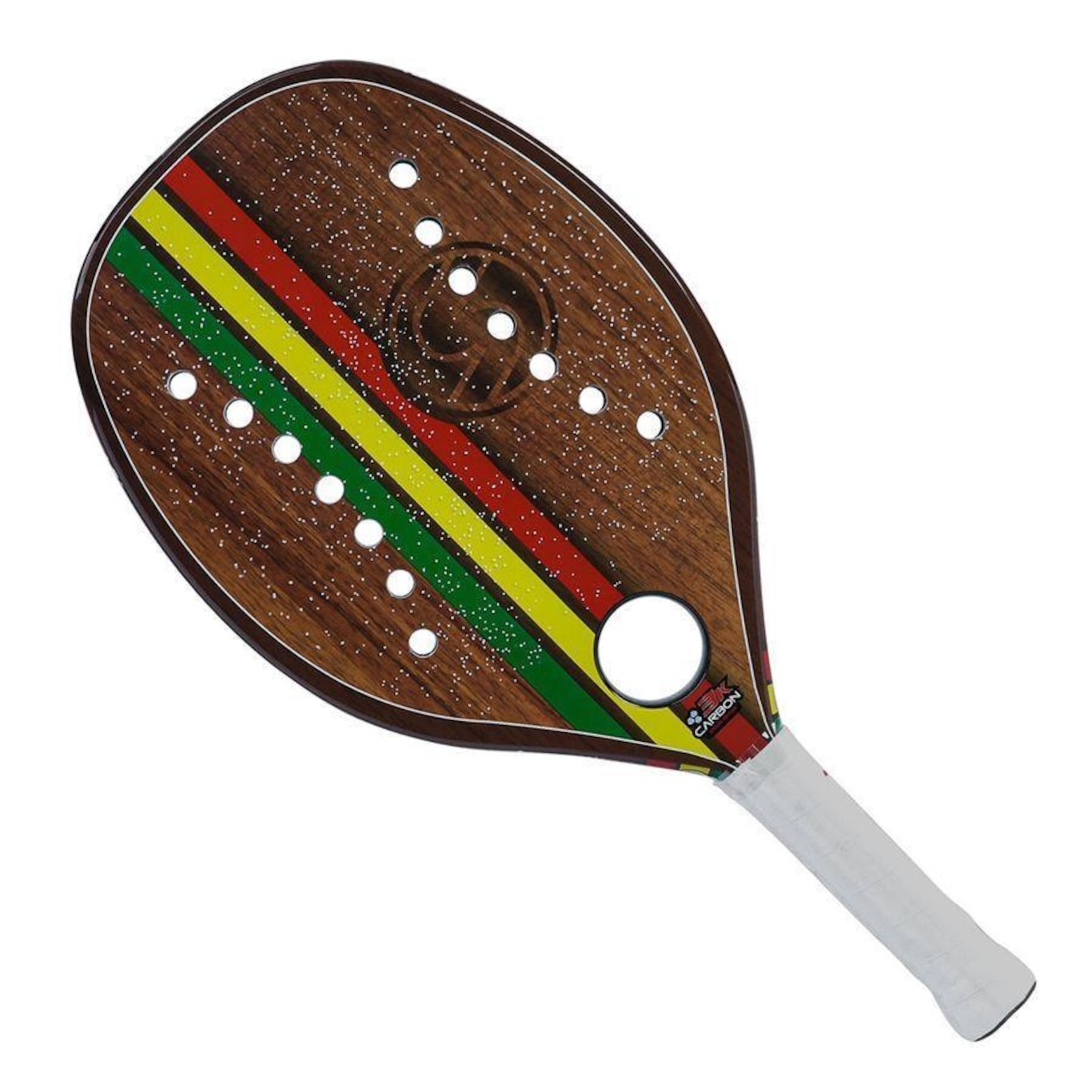 Raquete de Beach Tennis Sexy Rasta Woody 3K Carbon - Foto 1