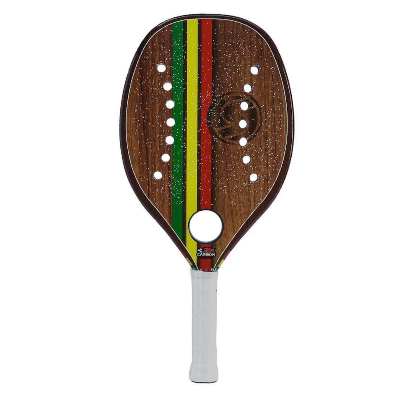 Raquete de Beach Tennis Sexy Rasta Woody 3K Carbon - Foto 2