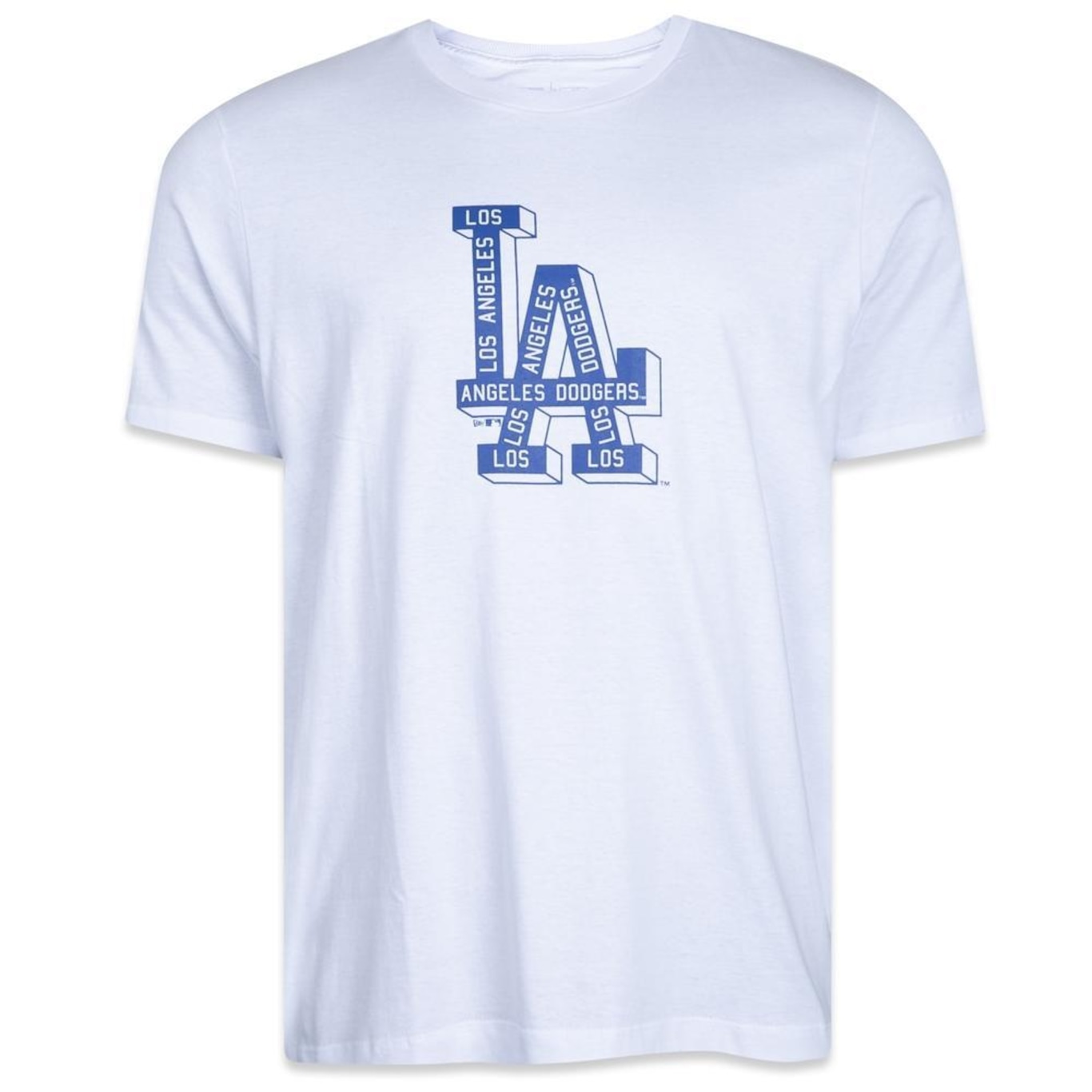 Camiseta New Era Regular Los Angeles Dodgers Core MLB - Masculina - Foto 1