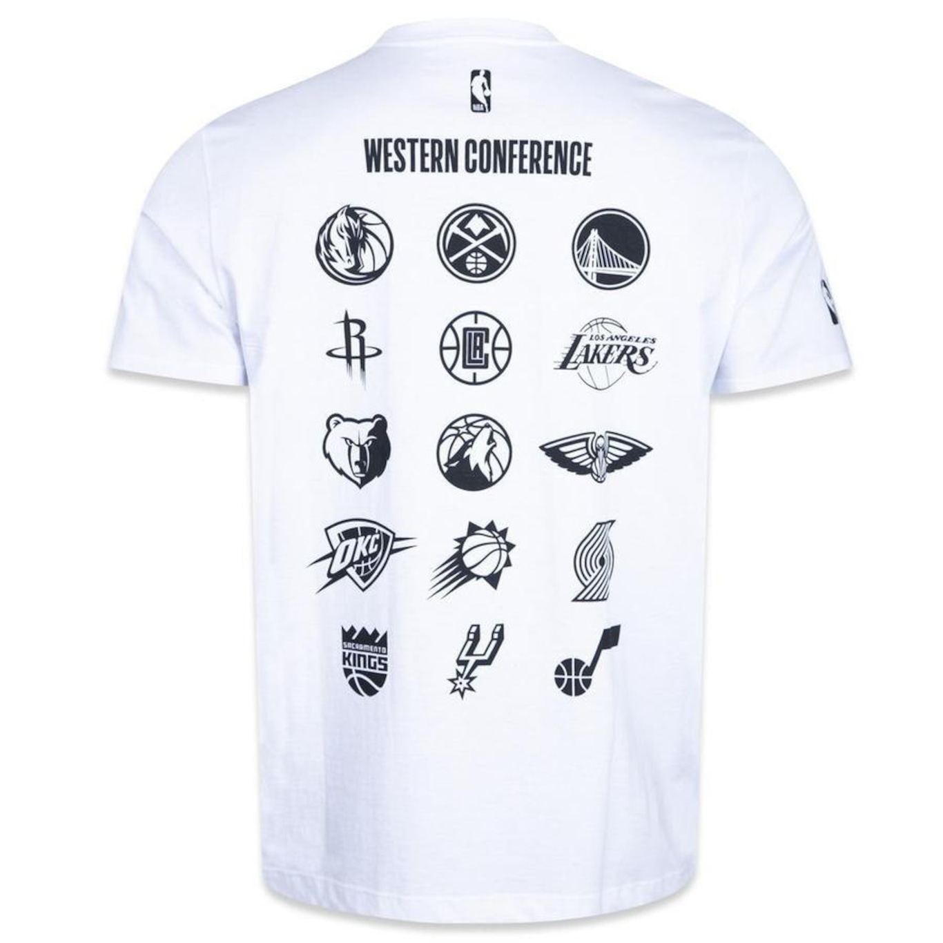 Camiseta New Era Regular Core Nba - Masculina - Foto 4