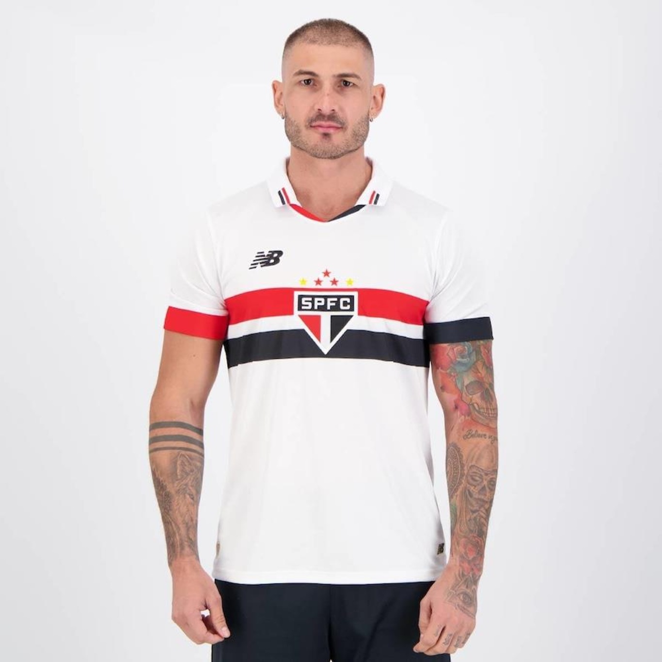 Camisa do São Paulo I 2024 New Balance 11 Nestor - Masculina - Foto 2