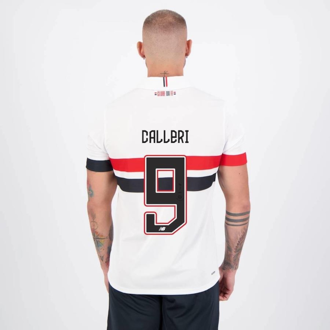 Camisa do São Paulo I 2024 New Balance 9 Calleri - Masculina - Foto 1