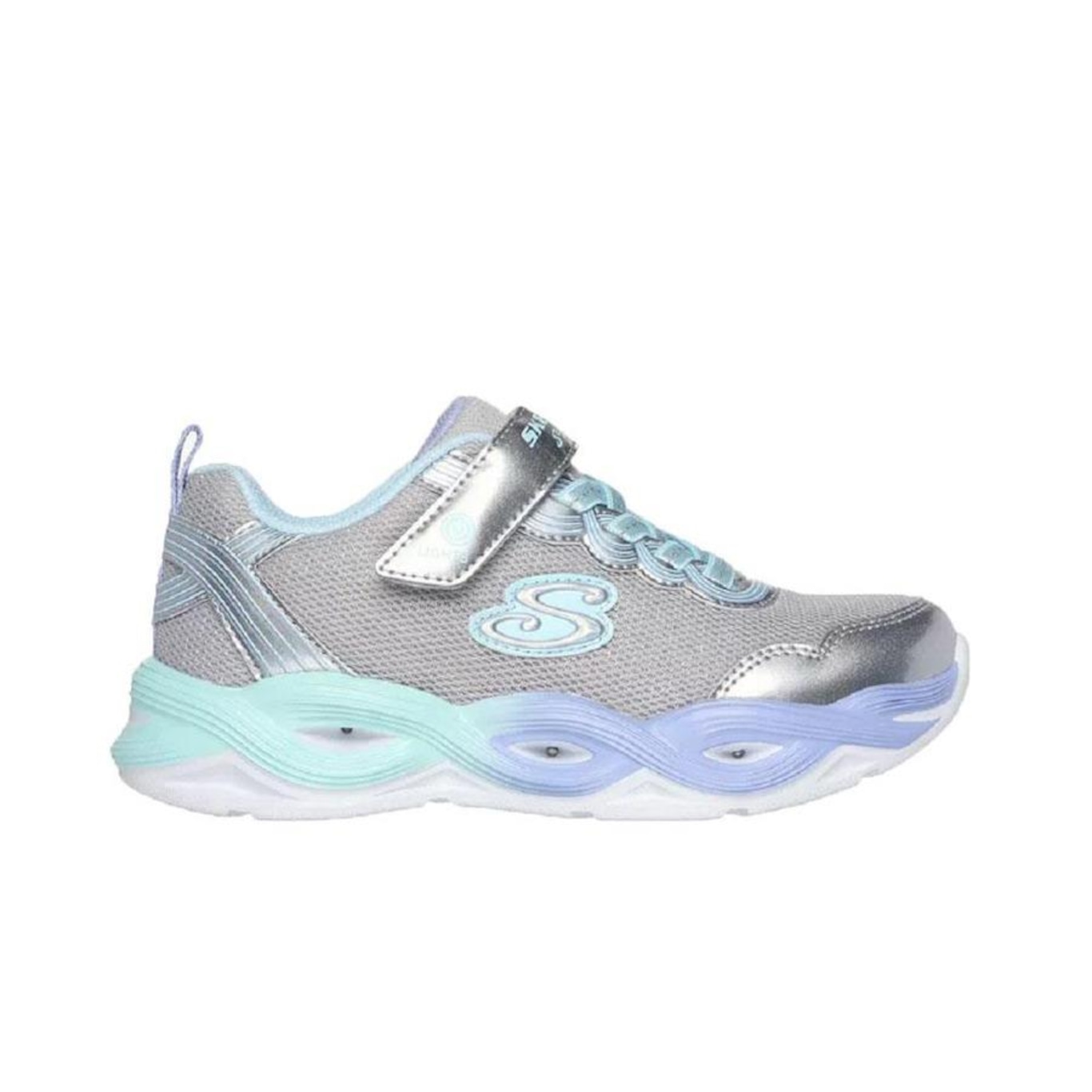 Tênis Skechers Twisty Glow Led - Infantil - Foto 1