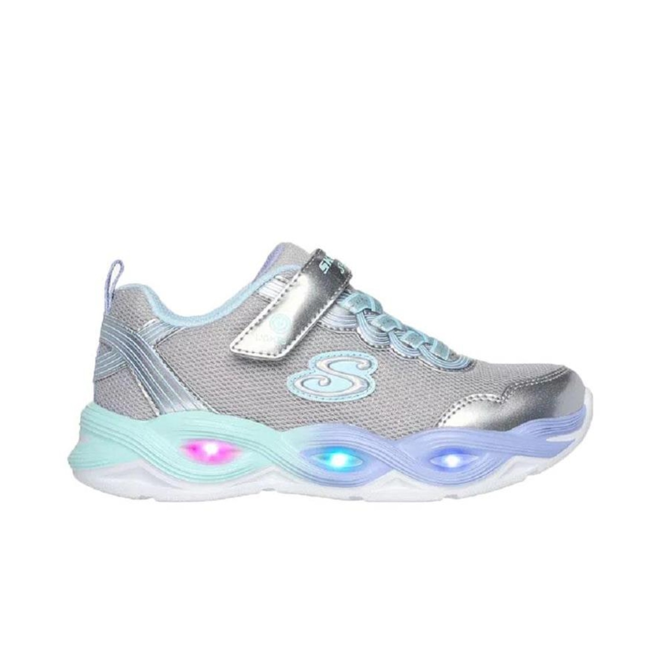 Tênis Skechers Twisty Glow Led - Infantil - Foto 6