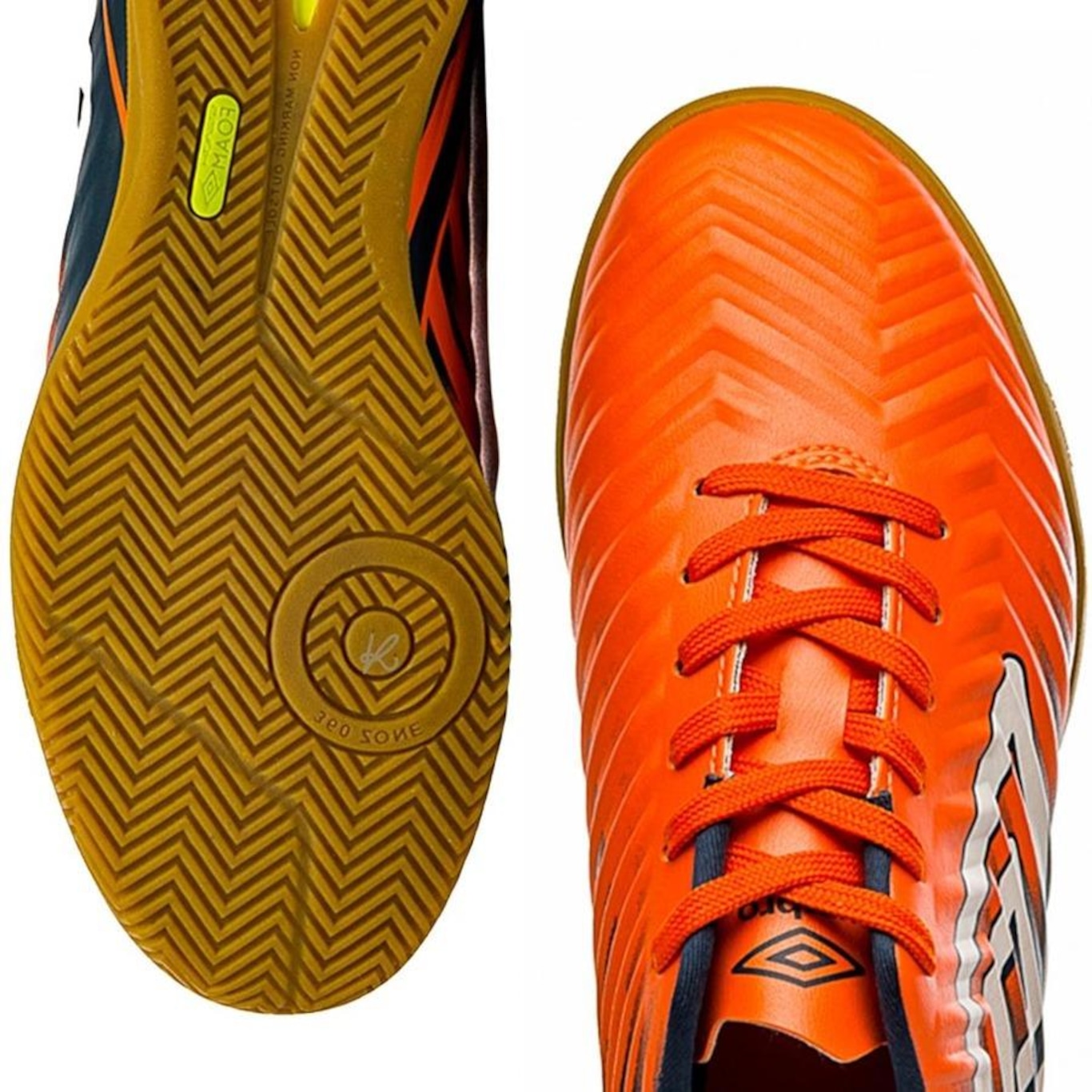 Chuteira Futsal Umbro Fifty V + Meião - Adulto - Foto 6