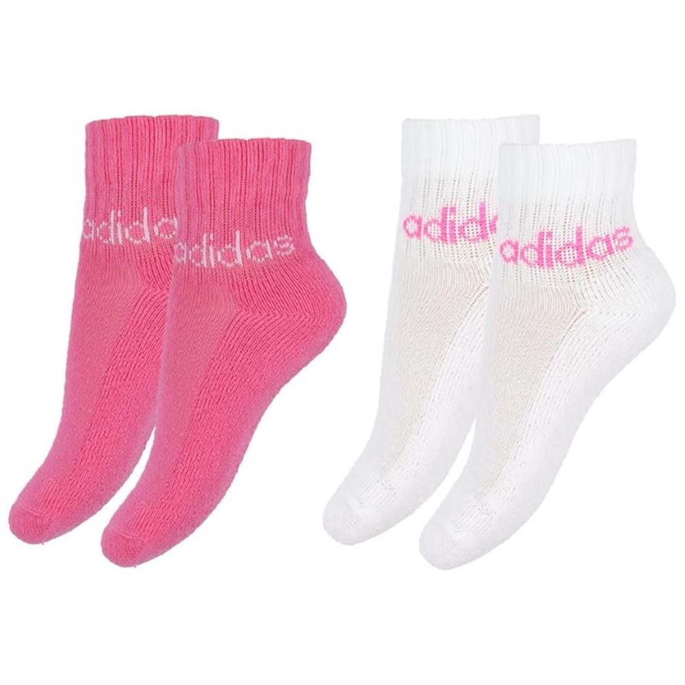 Kit de Meias adidas Linear - 5 Pares - Infantil - Foto 2