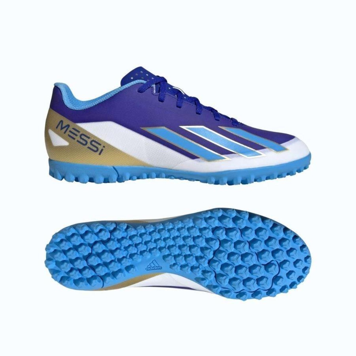 Chuteira Society adidas X Crazyfast Club Tf Messi - Adulto - Foto 2