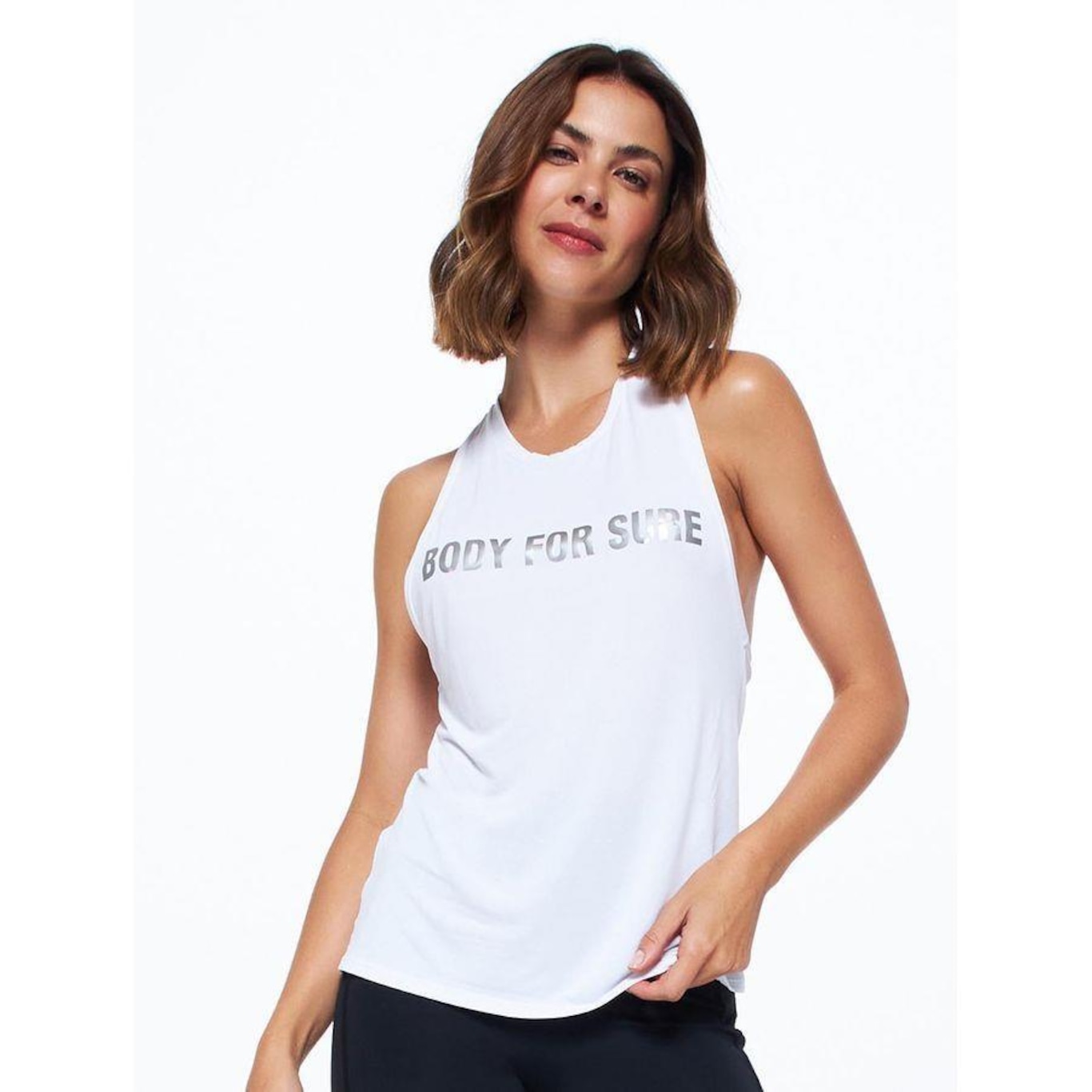 Camiseta Regata Bodyforsure Essentials - Feminina - Foto 1