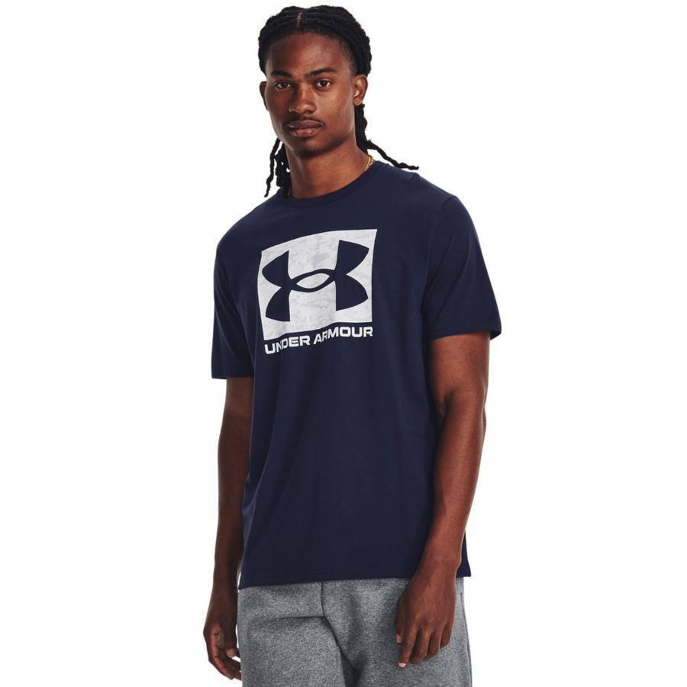 Camiseta de Treino Masculina Under Armour Camo Boxed SS - Foto 4