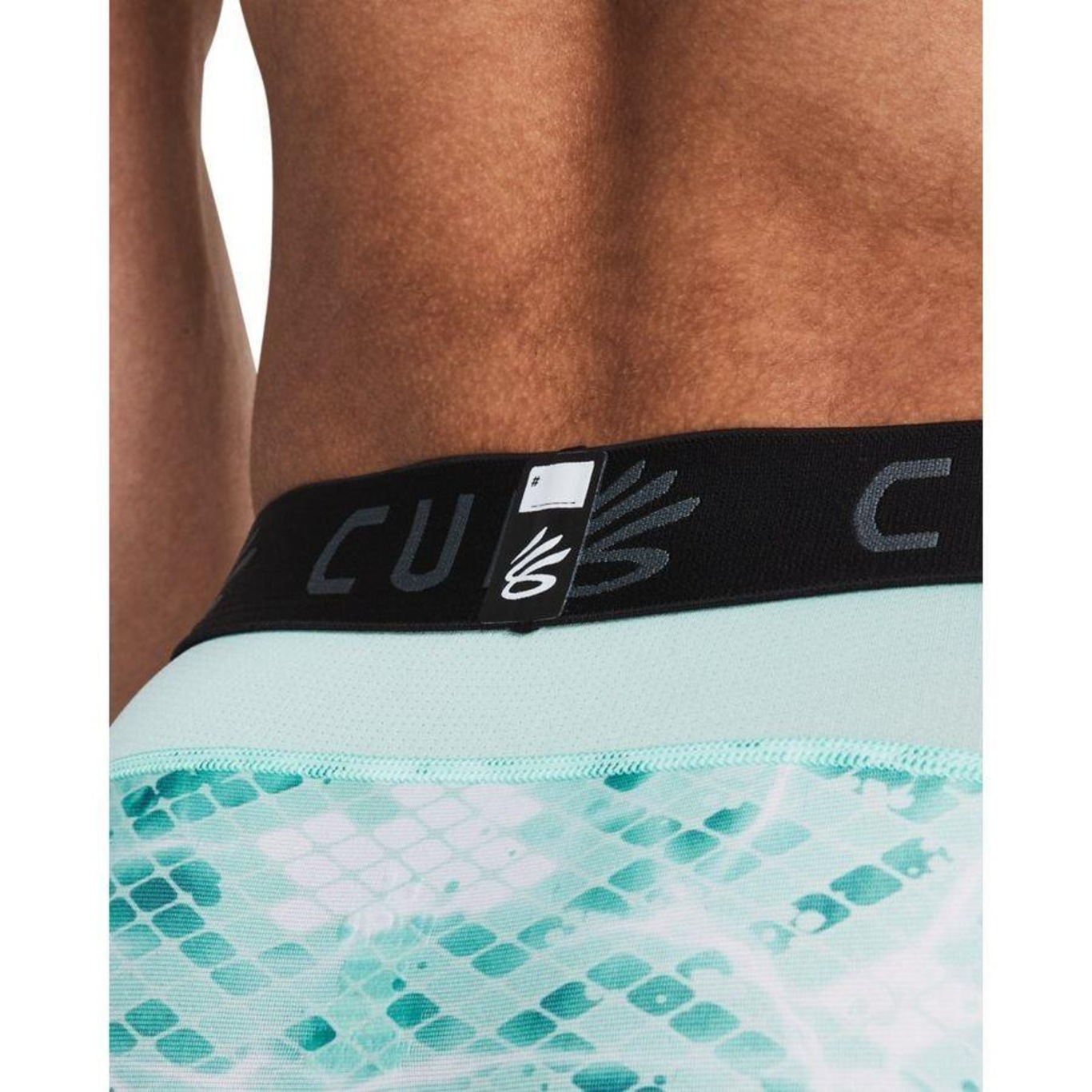 Bermuda de Compressão Masculina Under Amour Curry Heatgear Printed - Under Armour - Foto 3