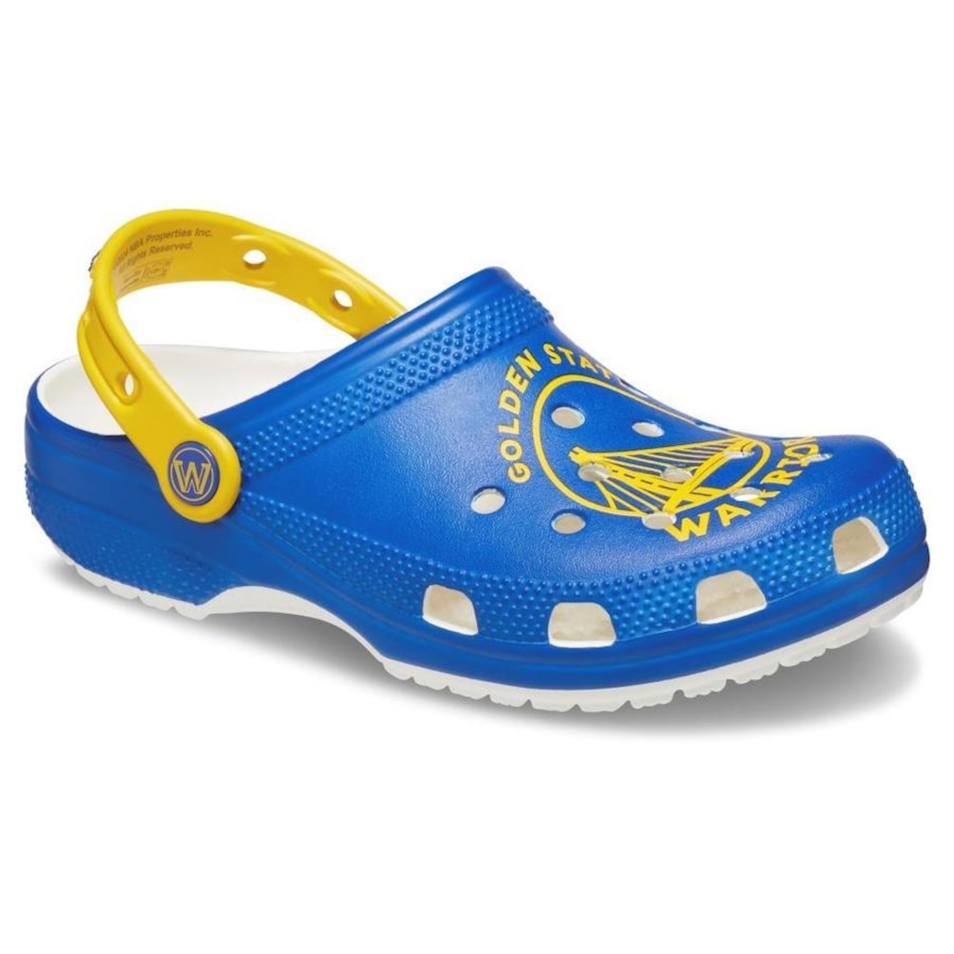 Sandália Crocs NBA GS Warriors Clog - Unissex - Foto 2