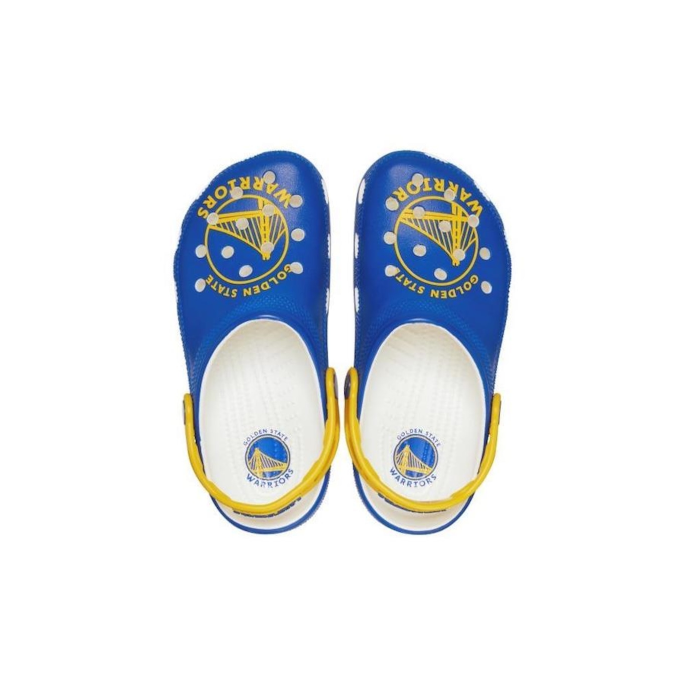 Sandália Crocs NBA GS Warriors Clog - Unissex - Foto 5