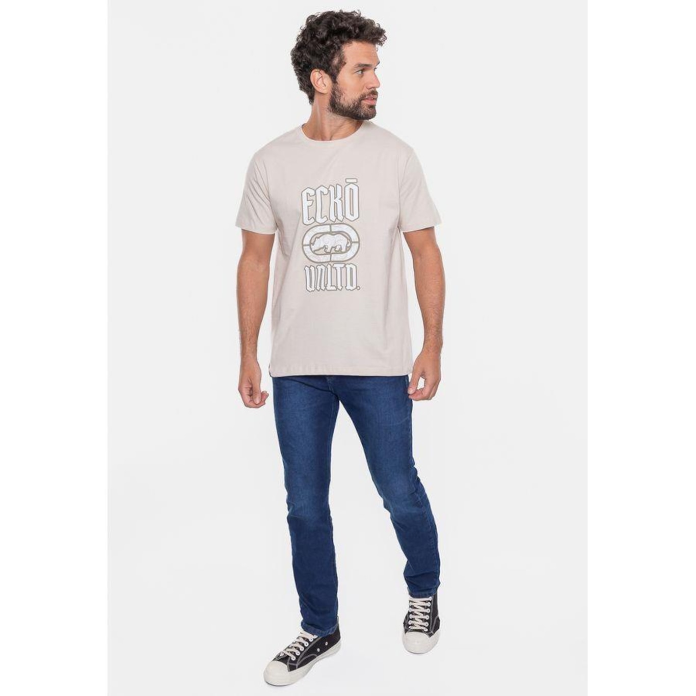 Camiseta Ecko Vintage Logo - Masculina - Foto 4