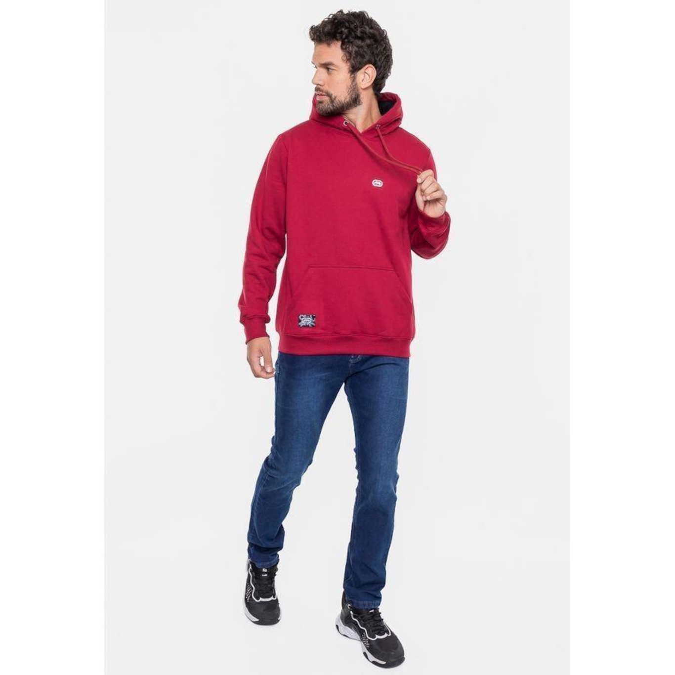 Blusão de Moletom com Capuz Ecko New Fashion Basic - Masculino - Foto 5