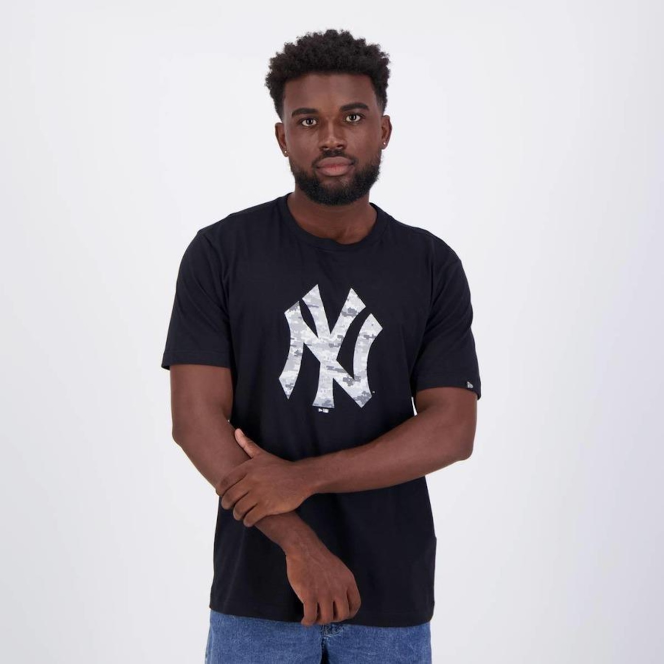 Camiseta New Era Mlb New York Yankees Core I - Masculina - Foto 1