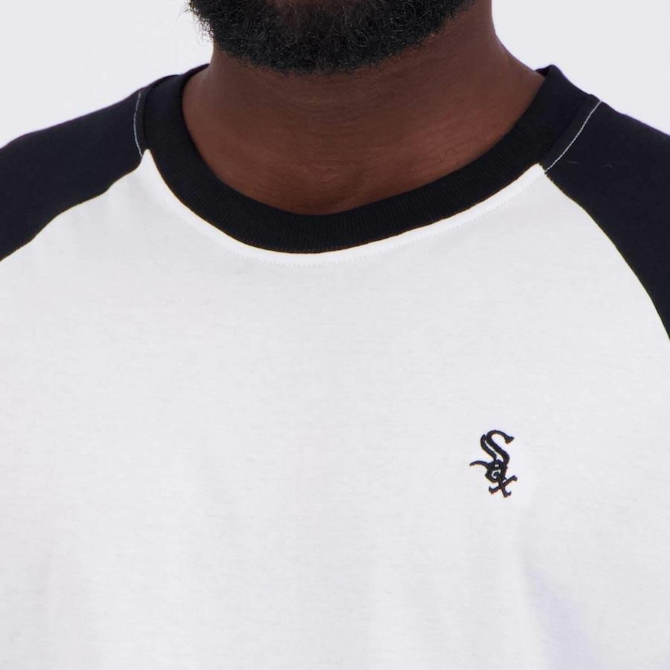 Camiseta New Era Mlb Chicago White Sox Raglan - Masculina - Foto 5