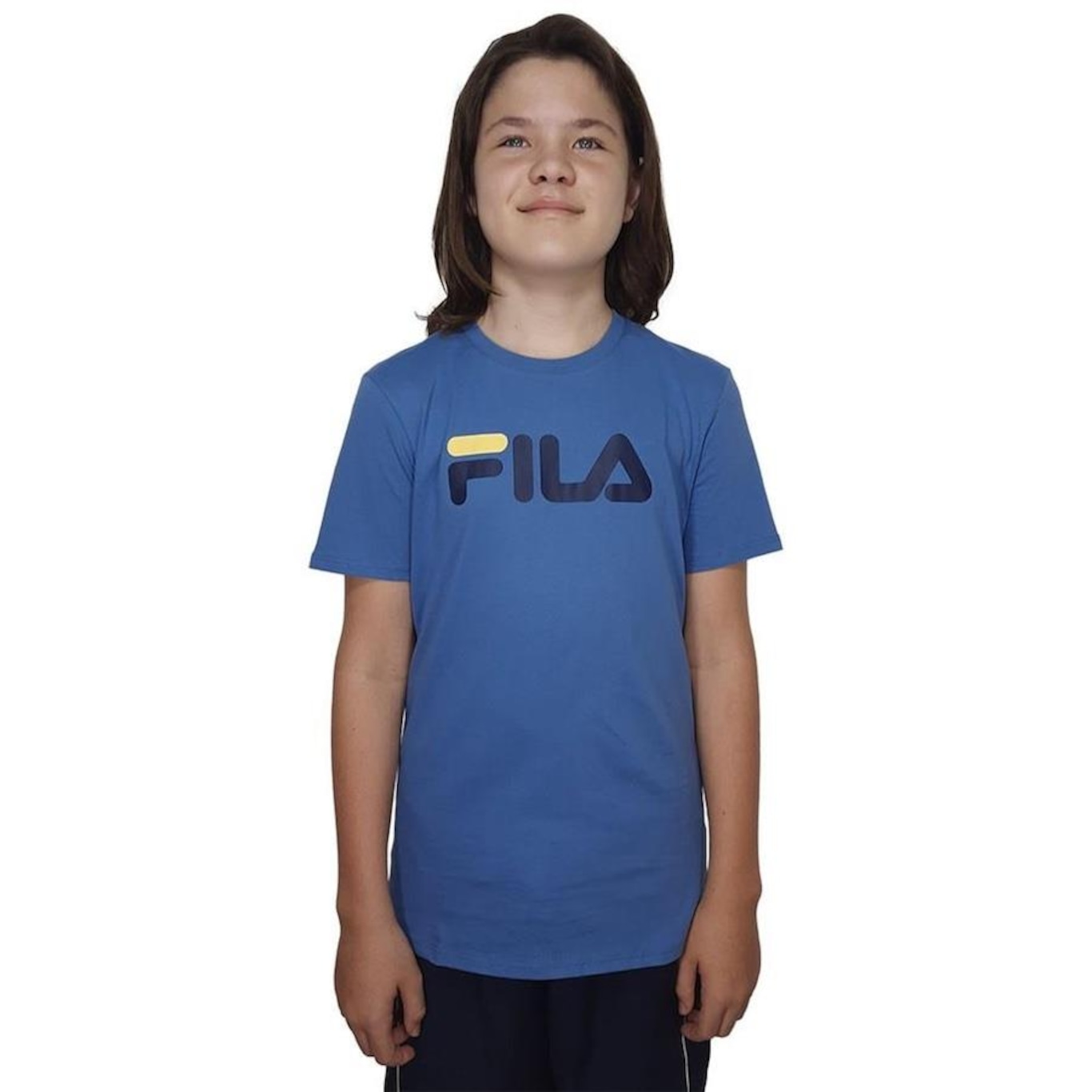 Camiseta Fila Letter Premium Algodão Juvenil - Foto 1