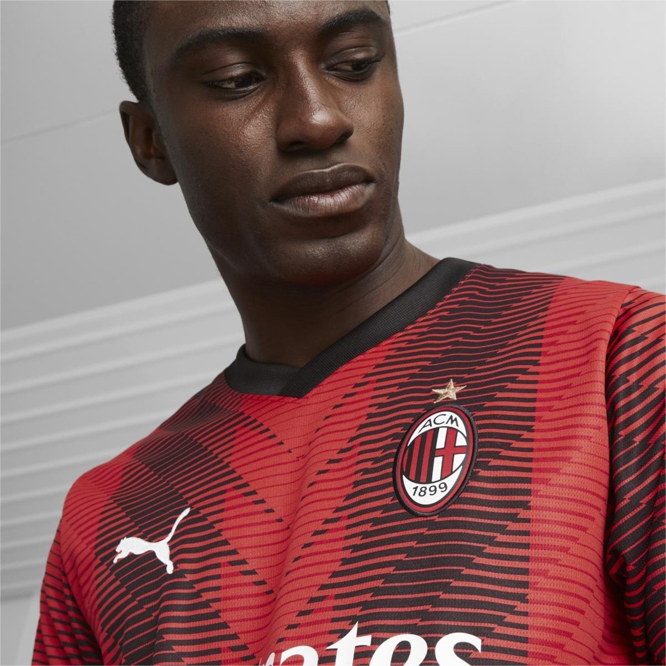 Camisa AC Milan 23/24 Home Torcedor Puma - Masculina - Foto 2